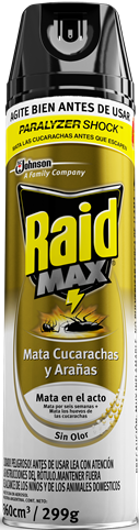 1121 Raid Max Mata Cucarachas 12 X360cc (amarillo)