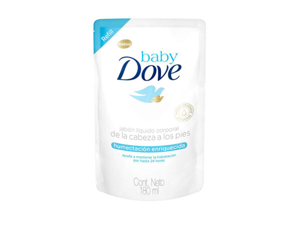 84172699 Dove Baby Jab Liq H Enr Rep 12x180ml Exp