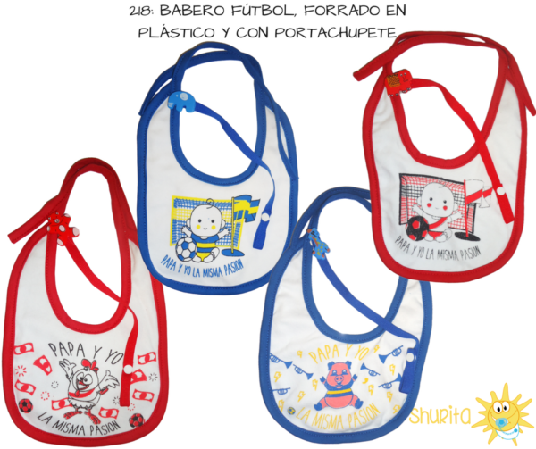 218a Shurita Babero Futbol De Plastico (d)