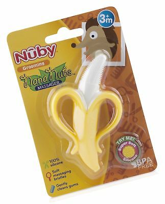 782 Nuby Mordillo Banana 100% Silicona