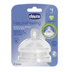 810352 Chicco Tetinas Natural Feeling 4m+ Flujo Regulable X2 (d)