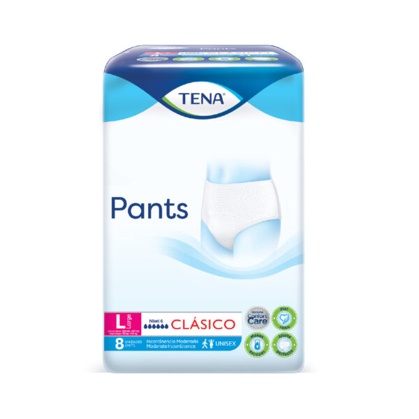 46358 Tena Pants Clasico Large 8x8u