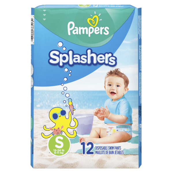 80311161 Pampers Splashers - Talle S - 12 Pañales