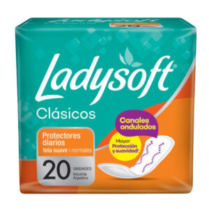 9726 Ladysoft Prot Diario Clasico S/a X 20u.
