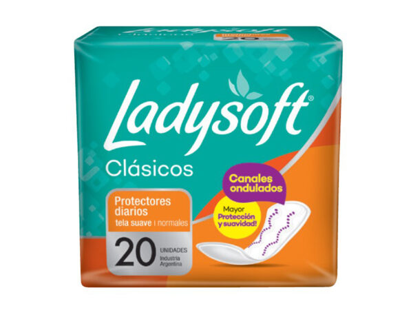 9726 Ladysoft Prot Diario Clasico S/a X 20u.