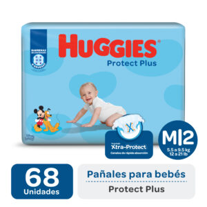 30242386 Pañal Huggies Protect Plus M X68 Nuevo