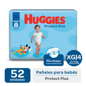 30242416 Pañal Huggies Protect Plus Xg X52 Nuevo