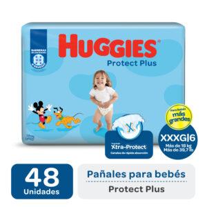 30242408 Pañal Huggies Protect Plus Xxxg X48 Nuevo