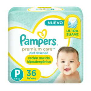 80710845 Pampers Premium Care Peq Hyp X 36 Pañ