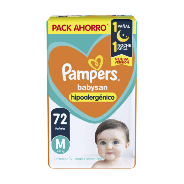 80748917 Pampers Babysan Med 72 X 2