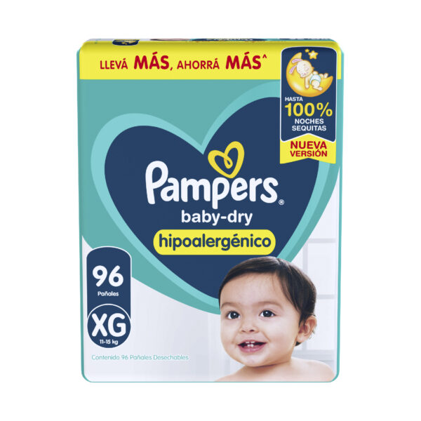 80748930 Pampers Babydry Xgd 96 X 2