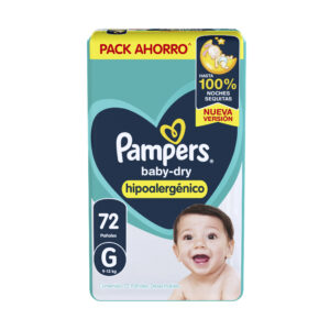 80748932 Pampers Babydry Gde 72 X 2