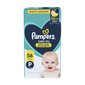 80748938 Pampers Babydry Peq 56 X 3