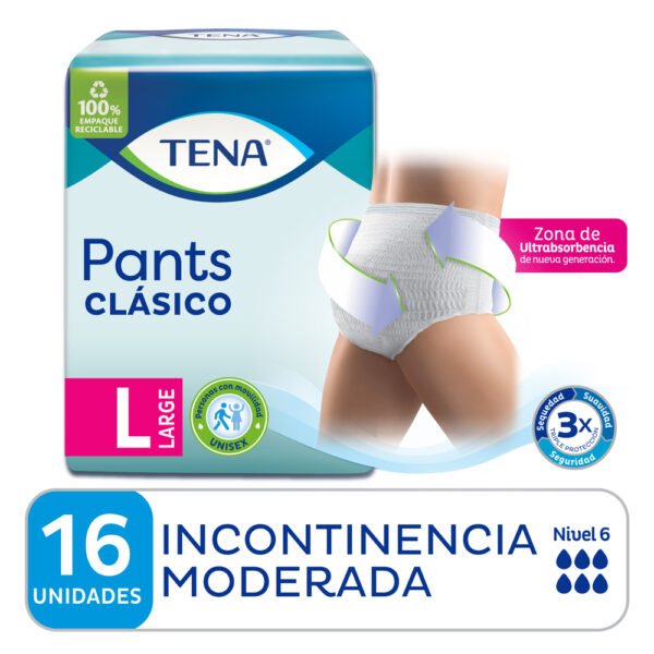 200850 Tena Pants Clasico Large 4x16u.