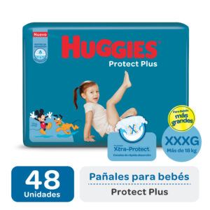 30244285 Pañ Hug Prot Plus Xxxl Ahorrp 2x48 2024 (cel)